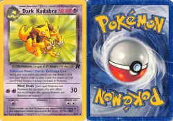 Dark Kadabra 39/82 Uncommon Team Rocket Pokemon HP/DMG - Image 3