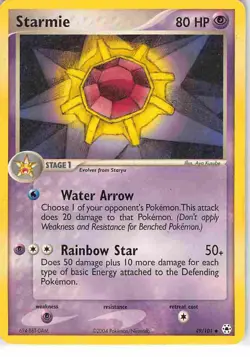 Starmie 49/101 Uncommon Hidden Legends Pokemon MP - Image 1