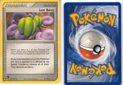 Lum Berry 84/109 Uncommon Ruby & Sapphire Pokemon HP/DMG - Image 3