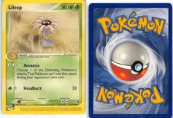 Lileep 43/100 Uncommon Sandstorm Pokemon NM Sugimori - Image 3
