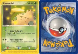 Shroomish 78/100 Common Sandstorm Pokemon LP Sugimori - Image 3
