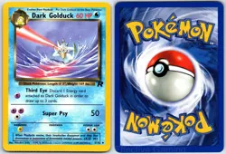 Dark Golduck 37/82 Uncommon Team Rocket Pokemon Unlimited NM Arita - Image 3