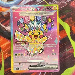Pokemon Pikachu ex ASC 277/217 Full Art Ultra Rare Holo - Image 1