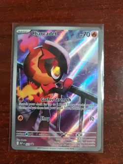 2025 Pokemon TCG Charcadet 22 PFL Full Art Black Star Promo - Image 1