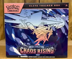 Pokemon Chaos Rising Elite Trainer Box Factory Sealed ETB - Image 1