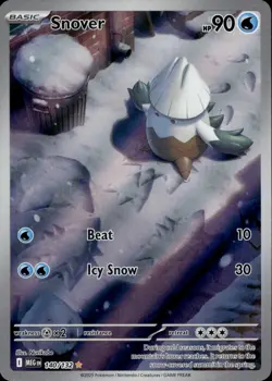 Snover 140/132 Illustration Rare Mega Evolution Pokemon Holo NM/M - Image 1