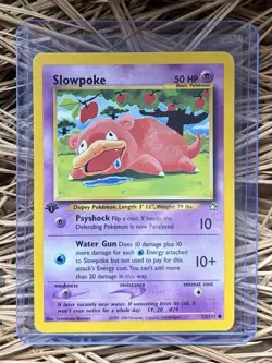 Slowpoke 73/111 Common Neo Genesis Pokemon 1st Edition MP - Image 1