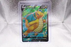 Pokemon Co. Dragonite V 076/078 Pokemon GO Ultra Rare Full Art Holo Eng 2022 - Image 1