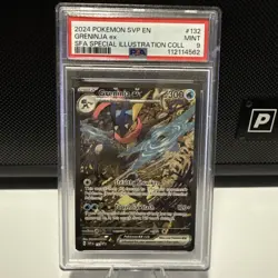 2024 POKEMON SVP SPECIAL ILLUSTRATION COLLECTION PROMO #132 GRENINJA EX PSA 9 - Image 1