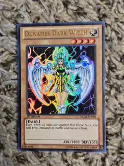 Yugioh Dunames Dark Witch LCJW-EN084 Ultra Rare 1st Edition Classic NM/MT - Image 1