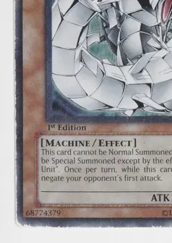 Yugioh Cyber Barrier Dragon SOI-EN006 Ultimate Rare 1st Edition HP read desc - Image 4