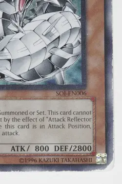 Yugioh Cyber Barrier Dragon SOI-EN006 Ultimate Rare 1st Edition HP read desc - Image 5