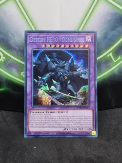 Yugioh Destiny Hero - Dominance MP20-EN064 Secret Rare 1st Edition NM - Image 1