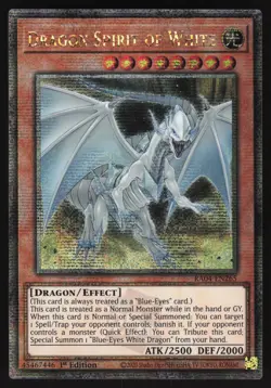 Dragon Spirit of White - RA04-EN265 - Quarter Century Secret Rare - Yugioh - Image 1