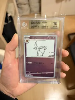 BGS 10 Pokemon Espeon 066 Yu Nagaba Promo Reverse Holo Japanese Pristine - Image 1