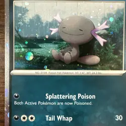 PALDEAN WOOPER BLACK STAR PROMO SVP 041 COSMOS HOLO HD SWIRL MEW SWIRL (X2) - Image 4