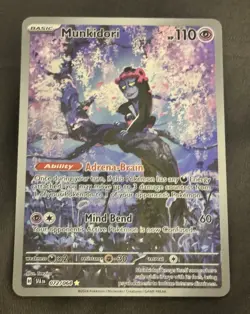 Pokemon TCG Munkidori 072/064 SV: Shrouded Fable Illustration Rare Holo EN HP110 - Image 1