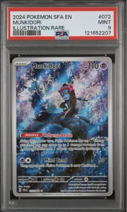 Munkidori 072/064 Sv: Shrouded Fable Holo P okemon PSA 9 - Image 1