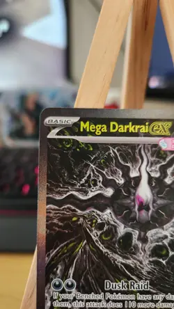 Mega Darkrai ex 116/084 SIR Special Illustration Rare Pitch Black - LP - Image 2