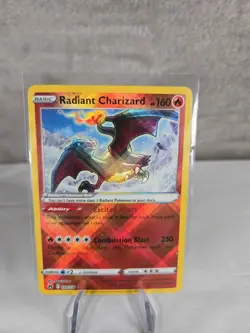 Radiant Charizard 020/159 Crown Zenith Radiant Rare Holo 160 HP English - Image 1