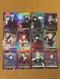 union arena JUJUTSU KAISEN card Foil Holo anime card 12set - Image 1