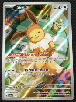 Pokemon Eevee Black Star Promo Prismatic Evolutions 173 SVPen NM - Image 1