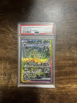 Leafeon EX Terastal Fest EX Holo Card 200/187 SV8a Japanese Edition SAR PSA 10 - Image 1