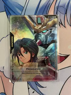 Gundam card game ST-10 & EB01 Event Winner Promo Garrod/Gundam X Resource RP-056 - Image 1
