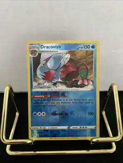 Pokemon 2020 Darkness Ablaze Dracovish #53/189 Reverse Holo Rare - Image 1