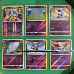 Pokemon Psychic Reverse Holo Lot Meowstic Espurr Grumpig Spoink Dragalge 6 Cards - Image 1