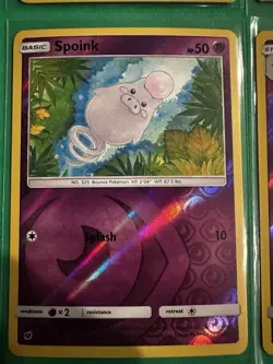 Pokemon Psychic Reverse Holo Lot Meowstic Espurr Grumpig Spoink Dragalge 6 Cards - Image 5
