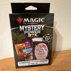 Magic MTG Mystery Power Box Sealed | 2 Booster Packs 1 Foreign 1 Promo Card - Image 1