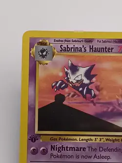 Sabrina’s Haunter 55/132 Gym Heroes 1st Edition Vintage Pokemon Card MP/LP - Image 2
