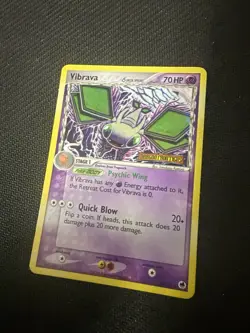 Vibrava 24/101 Rare Reverse Holo Dragon Frontiers Stamped Pokemon Card LP - Image 1