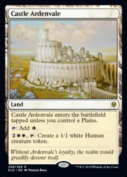 Castle Ardenvale -Foil Near Mint MTG Throne of Eldraine - Image 1