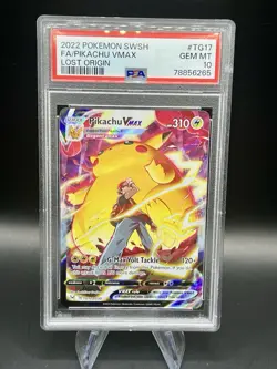 PSA 10 SET Pikachu V Vmax TG16 TG17 Pokemon Sword Shield Lost Origin Sequential - Image 2