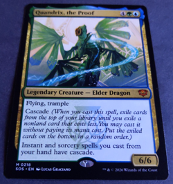 MTG Quandrix, The Proof | Secrets of Strixhaven | NM | Legendary Dragon | - Image 2