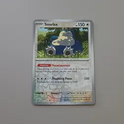 Snorlax 143/165 Reverse Holo - Scarlet & Violet 151 - Pokemon TCG NM - Image 1