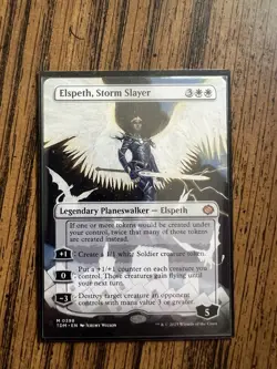 Elspeth, Storm Slayer (Borderless) Tarkir: Dragonstorm Regular - Image 1