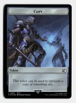 Hero (0003) // Copy (0001) Double-Sided Token 3 // 1 FINAL FANTASY MTG Foil NM - Image 2