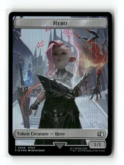 Magic The Gathering FINAL FANTASY Hero Copy Double-Sided Token 5 - 1 Foil NM/M - Image 2