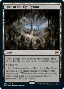 1x Hive of the Eye Tyrant - Foil MTG - Adventures in the Forgotten Realms - NM-M - Image 1