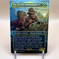 Wizards of the Coast MTG Ellie and Alan, Paleontologists Rare Foil BL 2/5 - Image 1