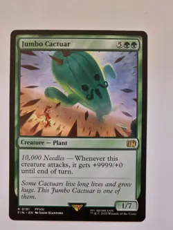 Jumbo Cactuar - R0191 Regular - Final Fantasy - Magic the Gathering - NM - Image 1