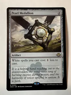 Pearl Medallion 294 Rare Modern Horizons 3 Magic: The Gathering Near Mint - Image 1