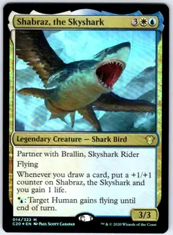 Shabraz, the Skyshark 14 Mythic Commander 2020 Magic: The Gathering NM/M - Image 1
