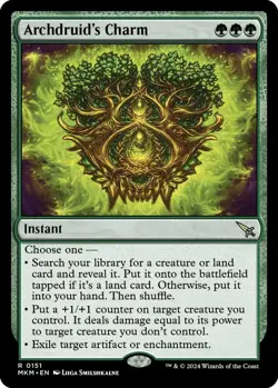 MTG - Archdruid's Charm (MKM) - Brand New - NM/NP - Image 1