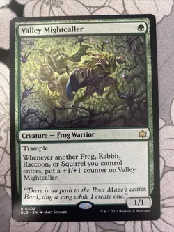 x1 Valley Mightcaller R MTG Bloomburrow M/NM - Image 1