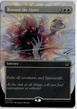 MTG # 0303 Beyond the Quiet - Surreal Space Showcase - Foil (EOE) - Image 1