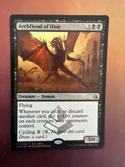 MTG Archfiend of Ifnir [Amonkhet] - Foil NM - Image 1